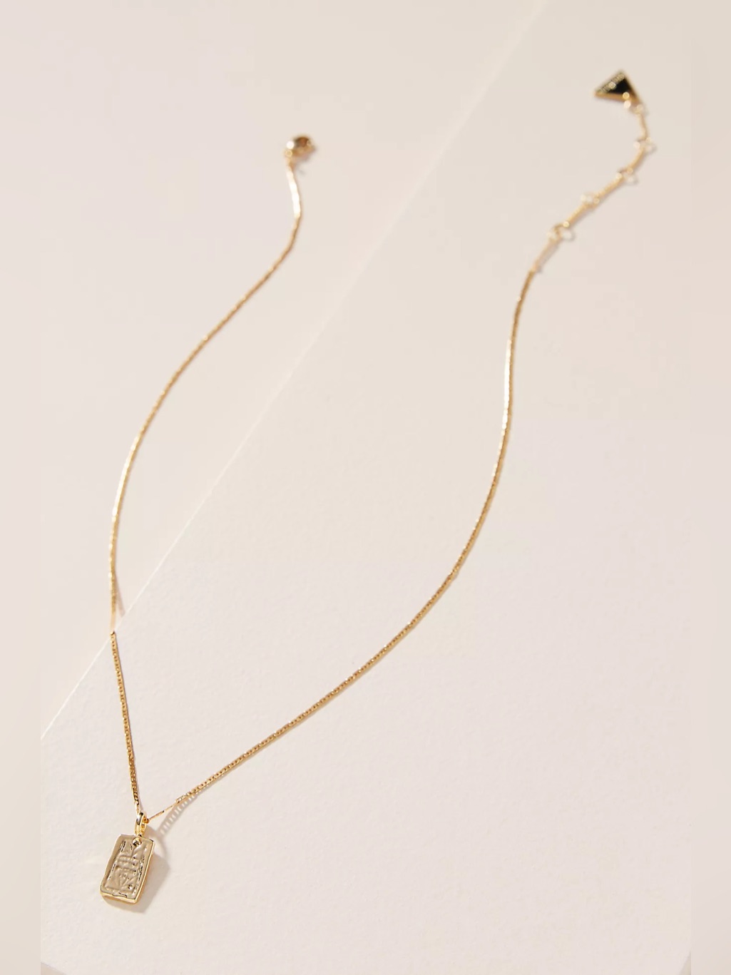 New Anthropologie X Serefina Serena Pendant Necklace Gold